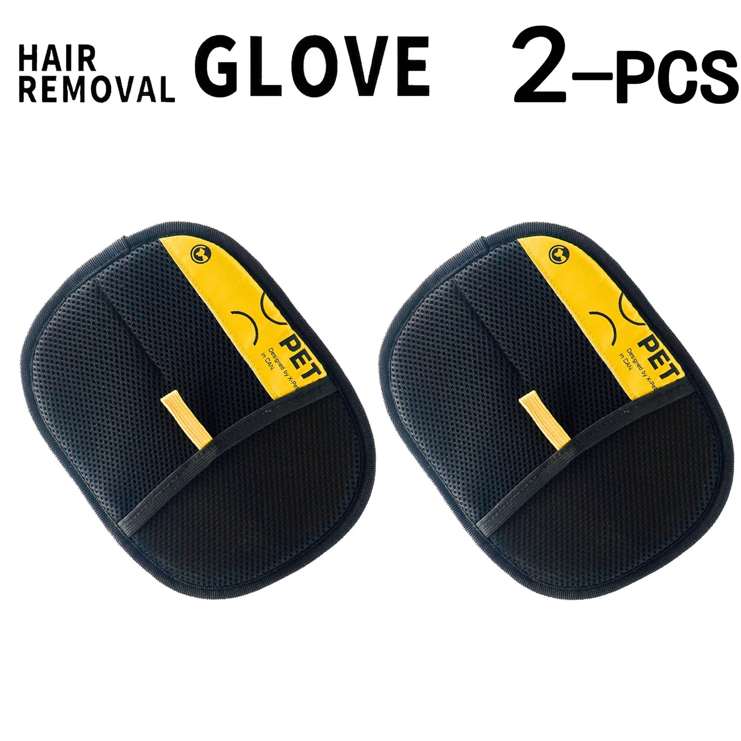 Gants d'épilation pour animaux de compagnie électrostatiques pour chats et chiens, gant de toilettage réutilisable et lavable avec brosse à rouleau anti-peluches 2 en 1, sans danger pour les chiens