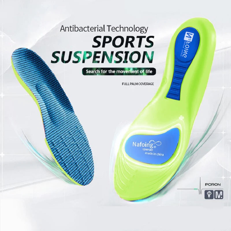 Plantillas ortopédicas para pies, plantillas deportivas que absorben los golpes para zapatos, soporte de arco, modelos de fascitis plantar, almohadillas para hombres y mujeres