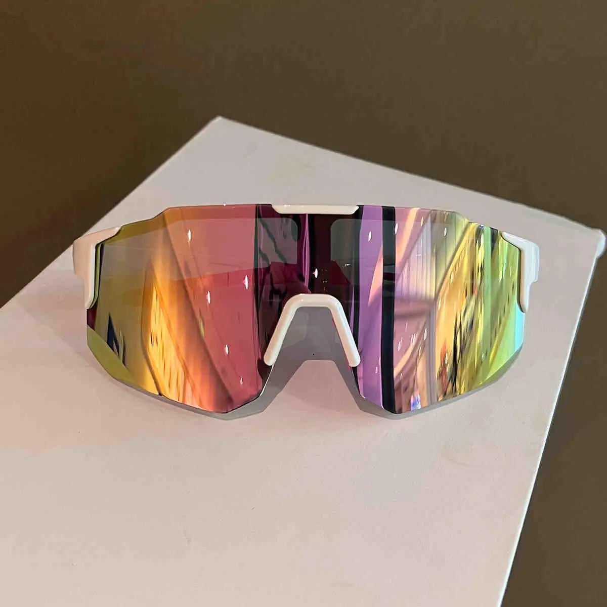 Nouvelles lunettes de soleil de cyclisme grand cadre UV400 nuances Protection UV Sports de plein air coupe-vent Anti-Ultraviolet randonnée lunettes d'escalade