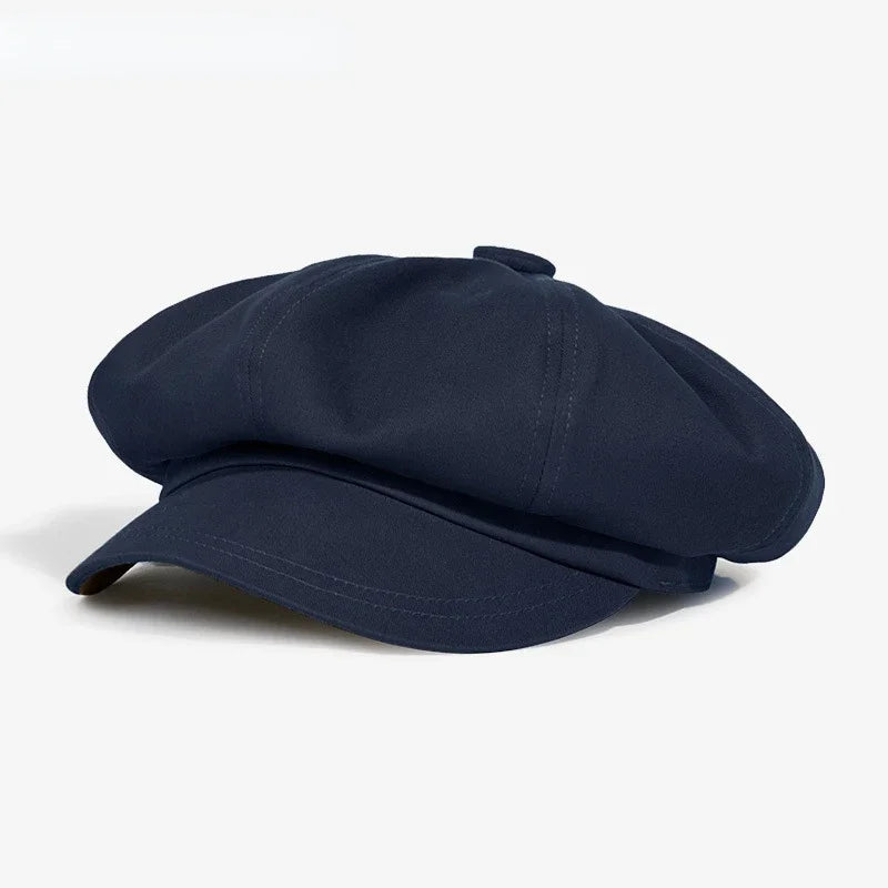 Mode béret mâle femme printemps été polyvalent classique Casquette peintre élégant rétro octogonal chapeau hommes femmes Casquette de soleil adolescent
