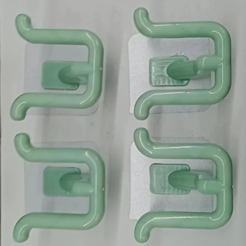 Suction cup hooks for bathroom, home accessories, 4 pieces
