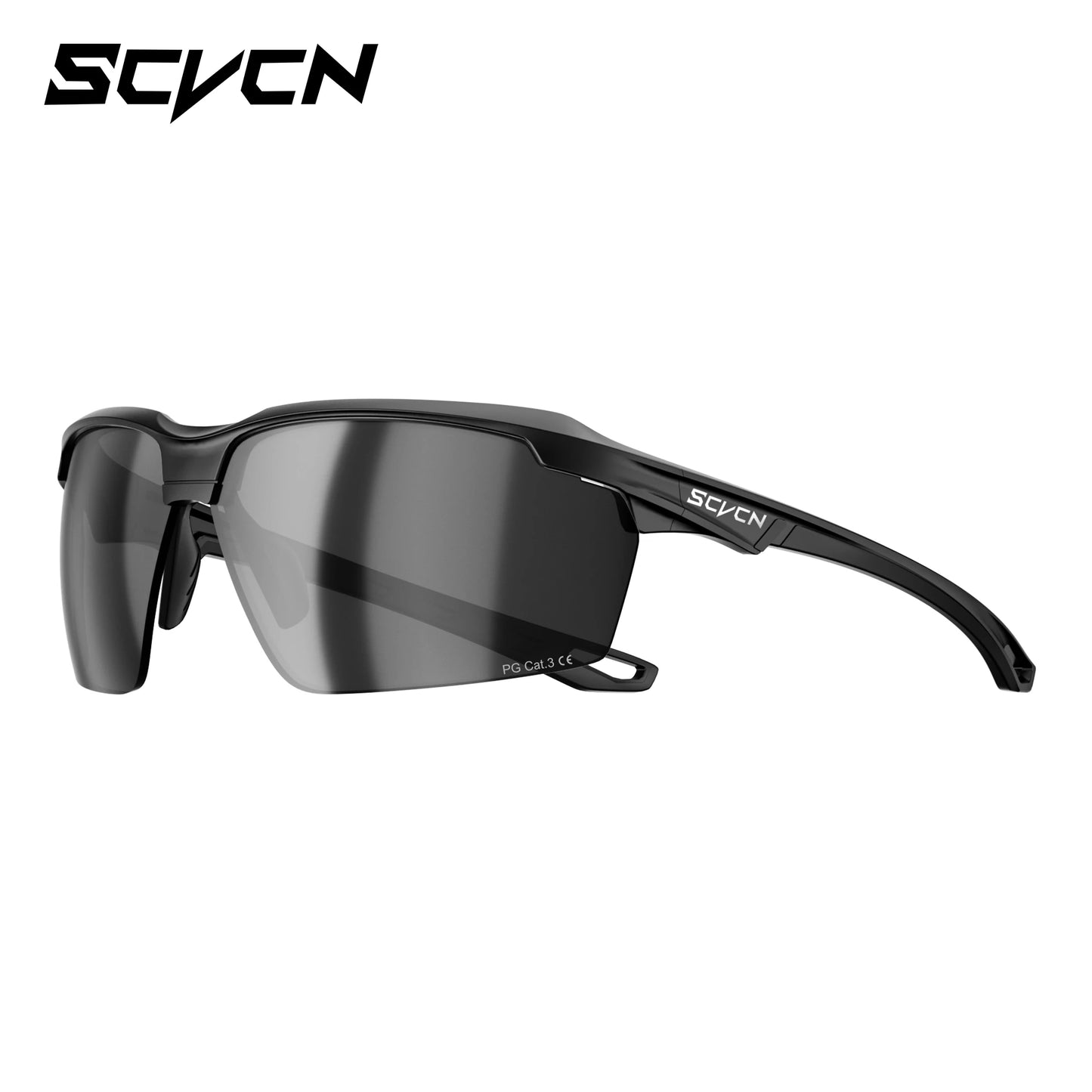 Lunettes de randonnée polarisées SCVCN, lunettes de cyclisme UV400, lunettes de vélo, lunettes de sport de plein air, équipement de course à pied et de camping