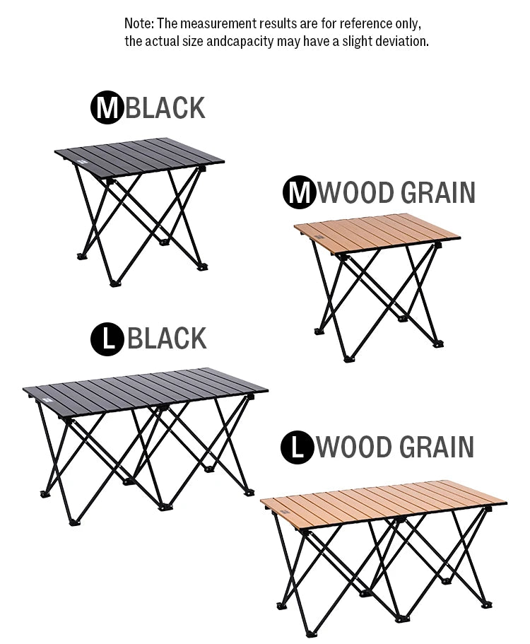 Table pliante d'extérieur, légère et Portable, pour Camping pique-nique, rouleau d'œufs, voyage sur route, petite Table ultralégère en alliage d'aluminium