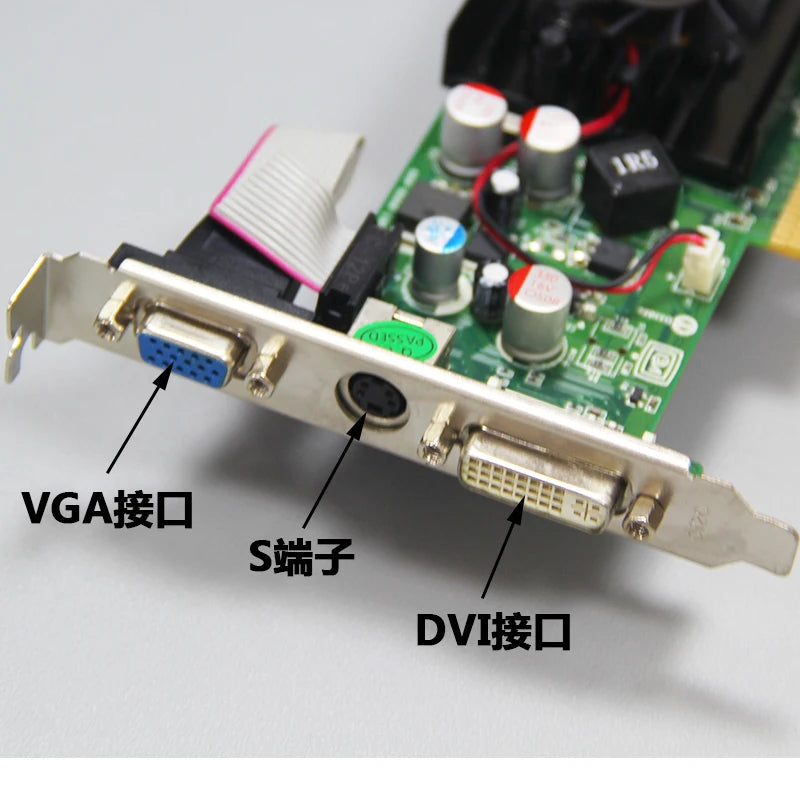 Carte graphique vidéo pour nVIDIA FX6200 256M AGP 4x8X DDR2 VGA + S vidéo + DVI 64bit AGP carte vidéo carte graphique pny muet tout neuf
