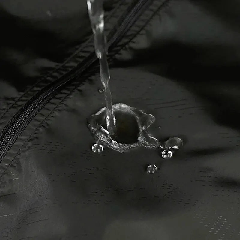 LNGXO Hombres Mujeres Chaquetas de Senderismo Impermeables Protección Solar Rompevientos Camping Escalada Abrigo de Lluvia al Aire Libre Ropa Portátil Unisex