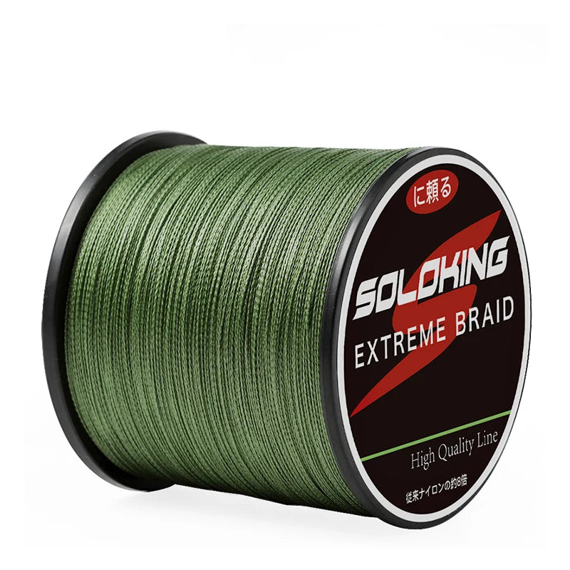SOLOKING 300M PE tressé ligne de pêche 10LB-80LB Super fort japonais Multifilament mer ligne de pêche carpe truite bar ligne