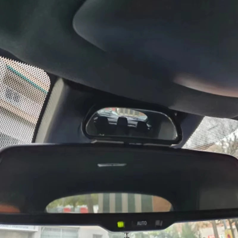 Espejo retrovisor lateral de gran angular automático ajustable, espejos convexos de punto ciego para espejo auxiliar de estacionamiento inverso de coche