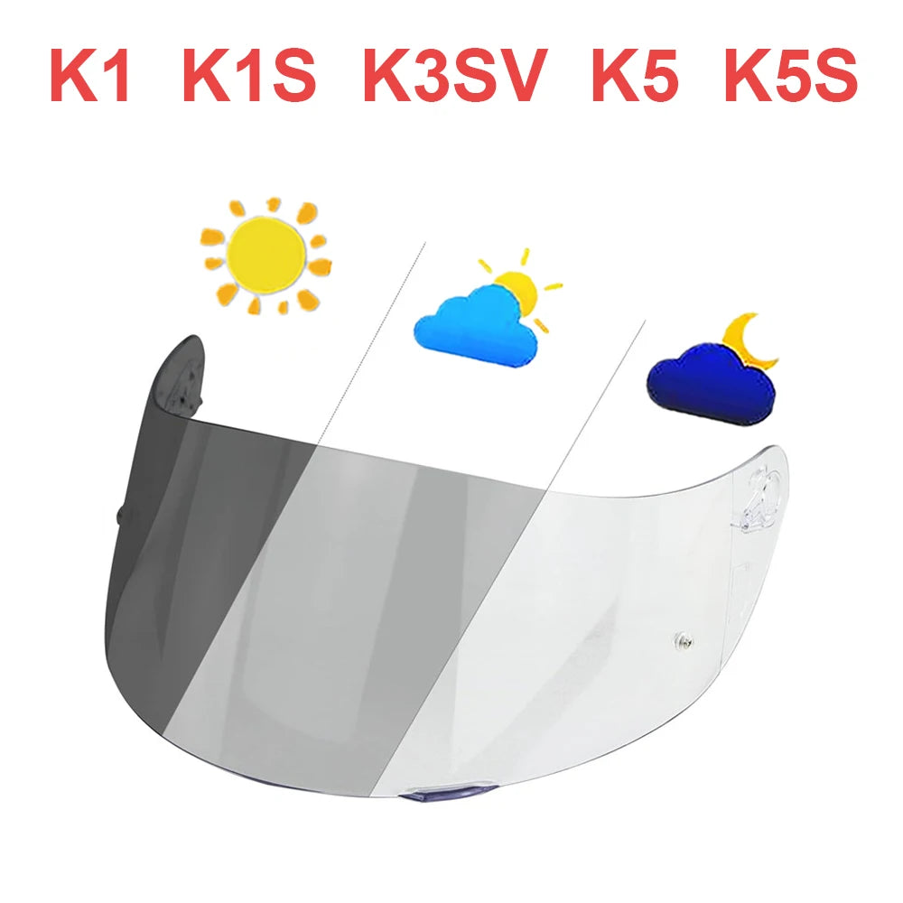For AGV K5 K5S K5-S K3SV K1 K1S Compact ST Motorcycle Helmet Visor Lens Shield Goggles Full Face Pin Accessories Para Moto Helmet