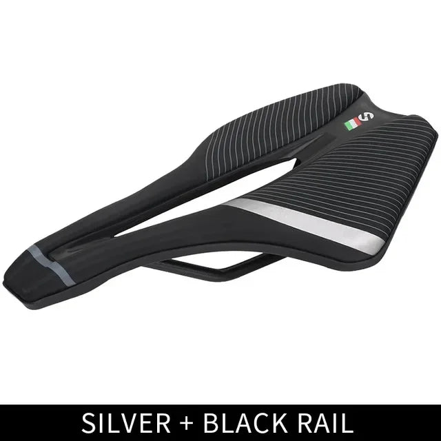 Selle de vélo de route TOSEEK MTB, EVA + cuir en super fibre, design ergonomique, large et confortable, long trajet, ultra-légère, siège creux TT