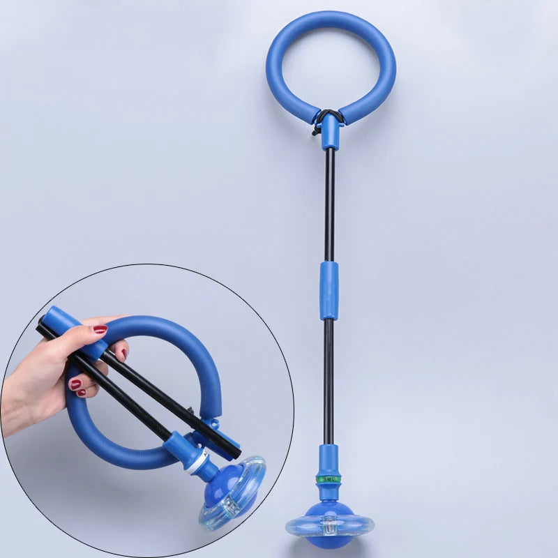 Balle Rebond Flash Auto-Lumineuse — Anneau Saut Rotatif Fitness Enfants Adultes