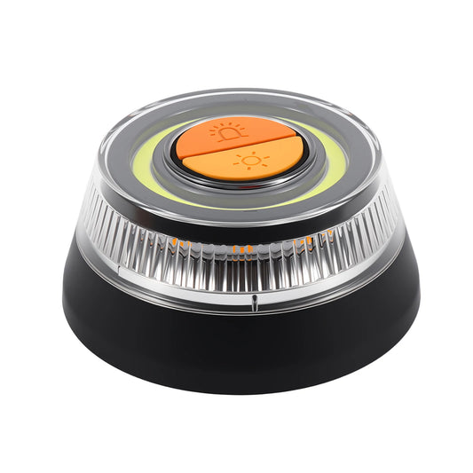 Balise d'urgence pour voiture, avec 2 Modes d'éclairage, batterie, stroboscope magnétique, voyant d'avertissement, éclairage durable, lampe de signalisation de sécurité