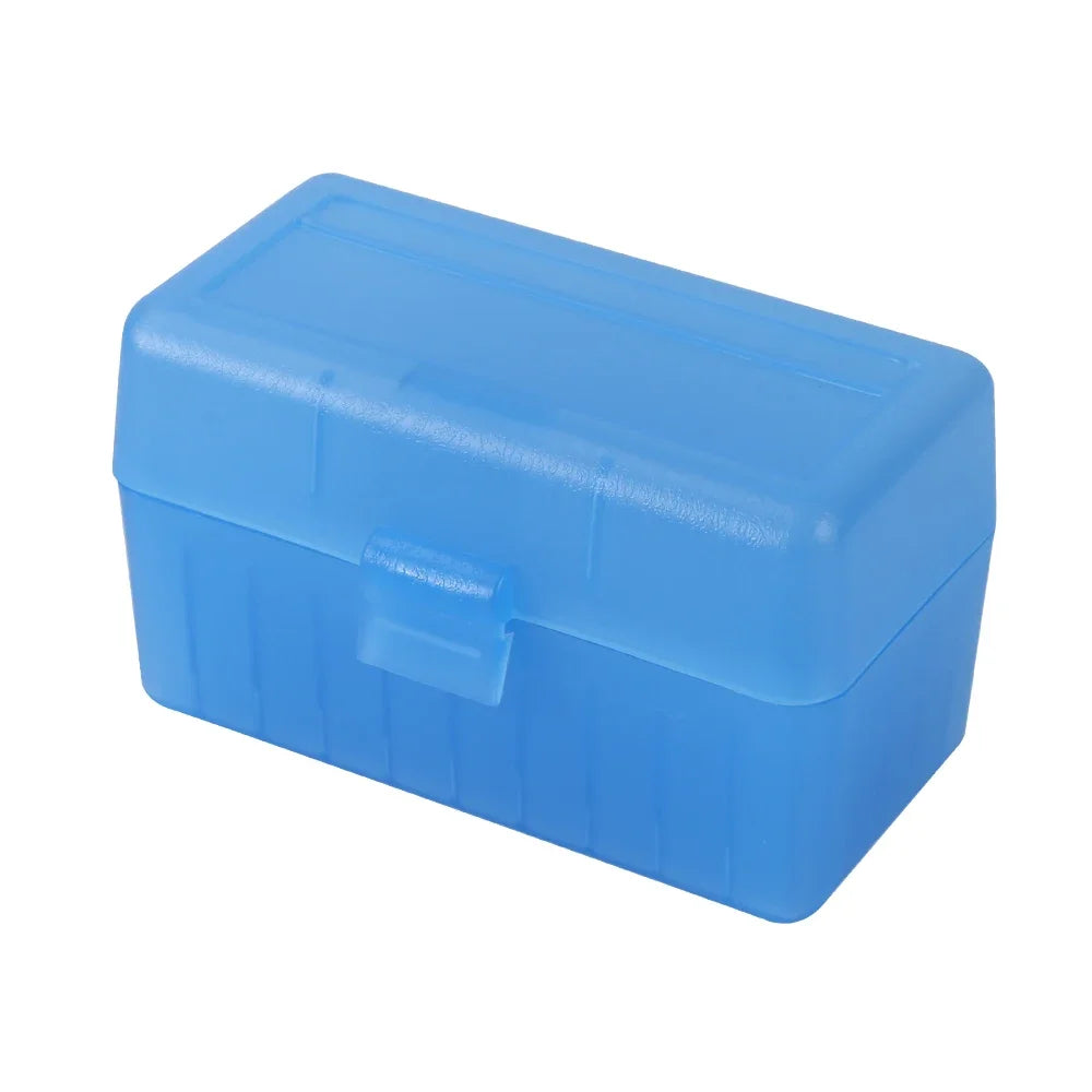 Boîte à balles tactique 50/100 cartouches, boîte de rangement de transport de munitions pour pistolet de 9mm, étui à balles dur rabattable, accessoire de chasse
