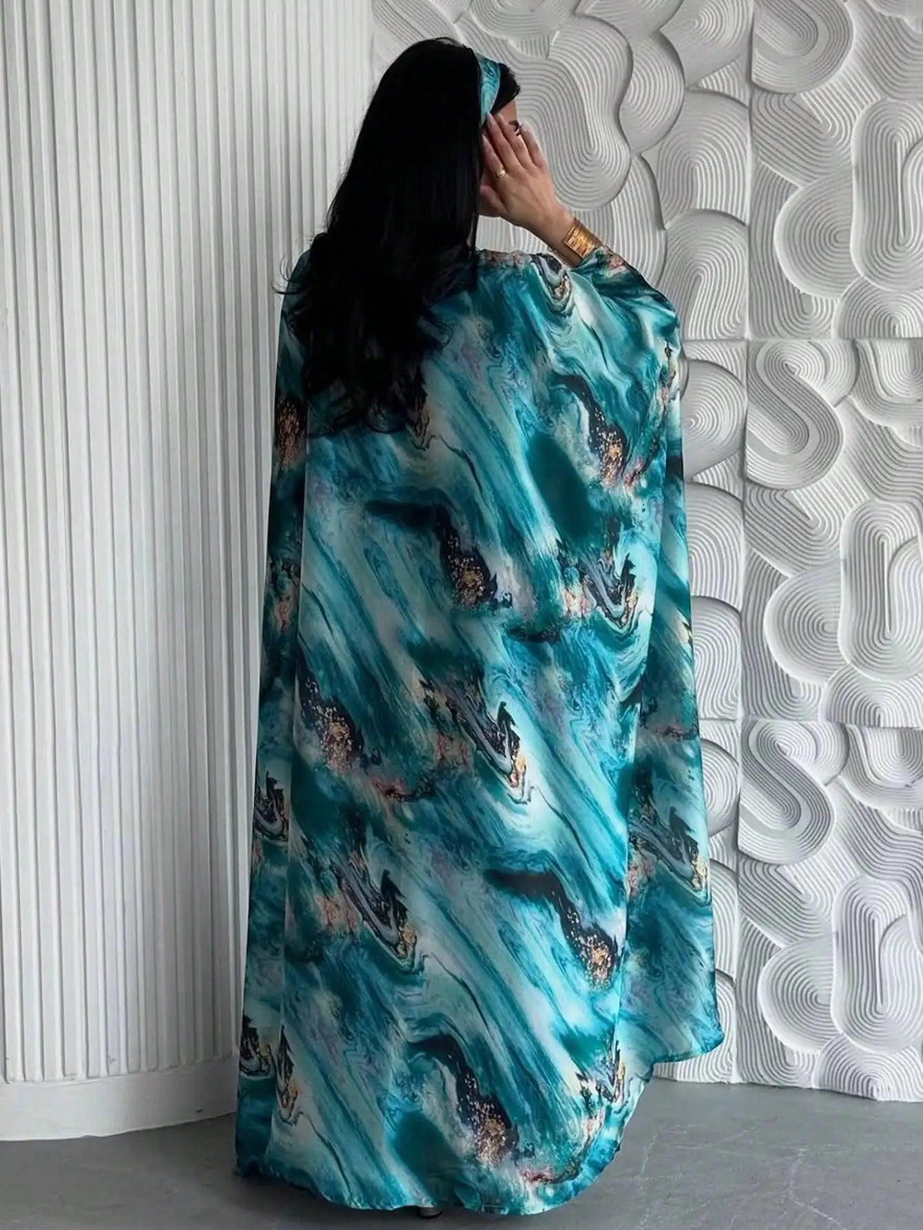 Abayas – robe de soirée ample à manches longues, pull du moyen-orient, caftans élégants pour femmes, Jilbabs, robes Maxi imprimées islamiques