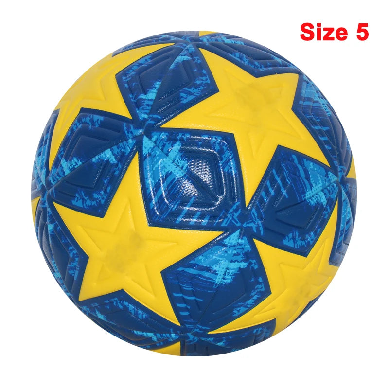 Ballon de Football Taille Officielle 4/5 PU — Sans Couture Match Extérieur