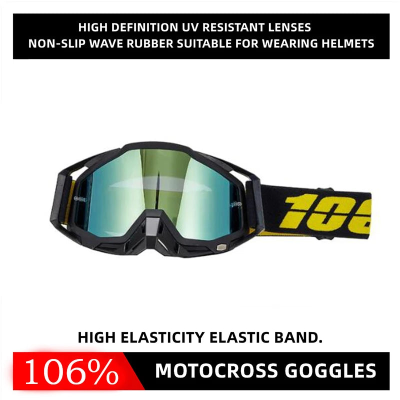 Motocross goggles, windproof and unbreakable glasses for ATV, UTV and off-road sports