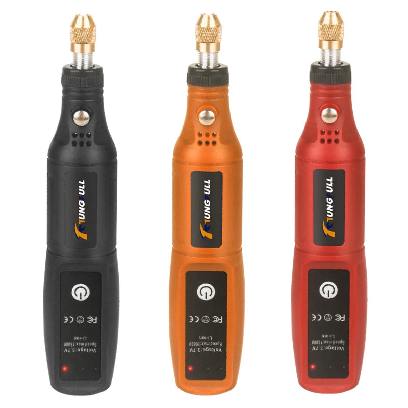 Minitaladro eléctrico USB, bolígrafo de grabado inalámbrico, recargable, herramientas Dremel, herramienta rotativa, taladro de mano inalámbrico, minipulidora