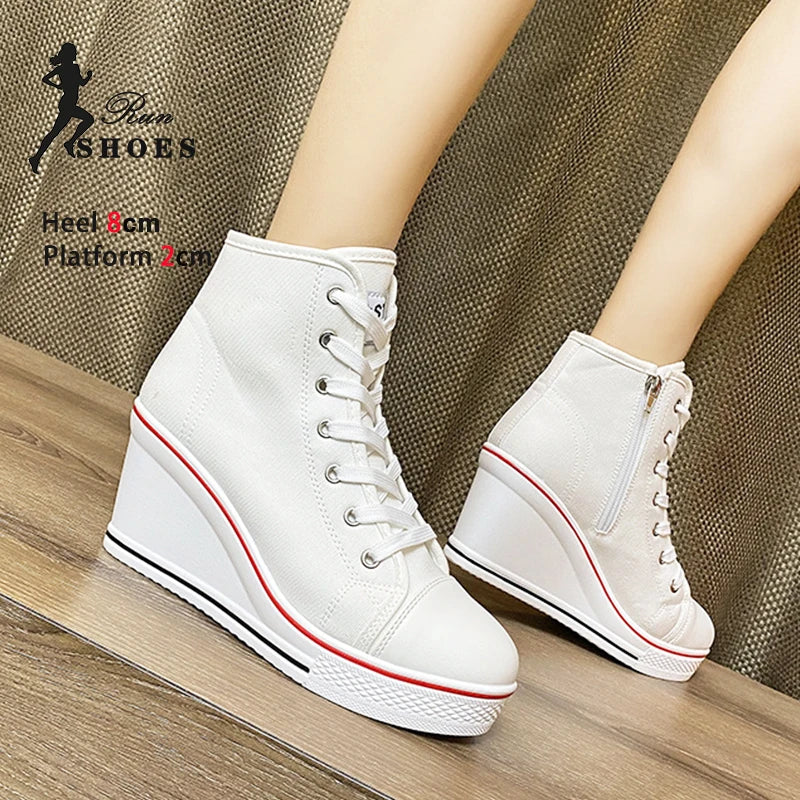 Baskets en Toile Femme Printemps-Automne — Casual & Confort