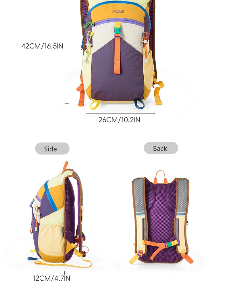Sac à Dos Camping Ultraléger 18L — Randonnée, Cyclisme & Pêche Homme Femme