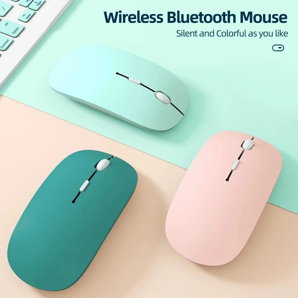 Souris Sans Fil Bluetooth Silencieuse — Gaming, Portable, PC, Tablette, Multi-Appareils