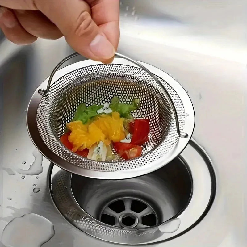 Kitchen sink strainer with handle, RV kitchen sink, sink waste strainer, stainless steel sink dishwasher hopper, restaurant sink 1 piece