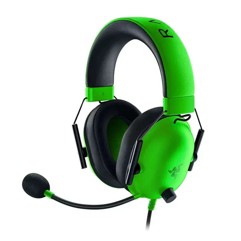 New Razer BlackShark V2 X Wired Esports Headset Advanced Passive Noise Cancellation, 7.1 Surround Sound, HyperClear Cardioid Mic