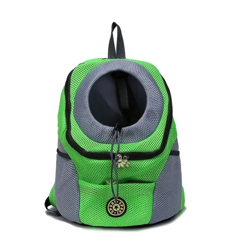 Nouveau chien animal de compagnie sac à dos transporteur sac de voyage avant Pack respirant réglable avec bandes réfléchissantes de sécurité pour la randonnée en plein air chats