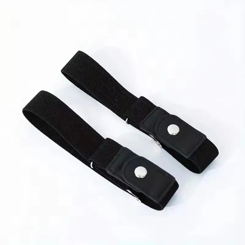 Ceinture Élastique Sans Boucle Unisexe — 2 Pièces Extensible Invisible Jeans