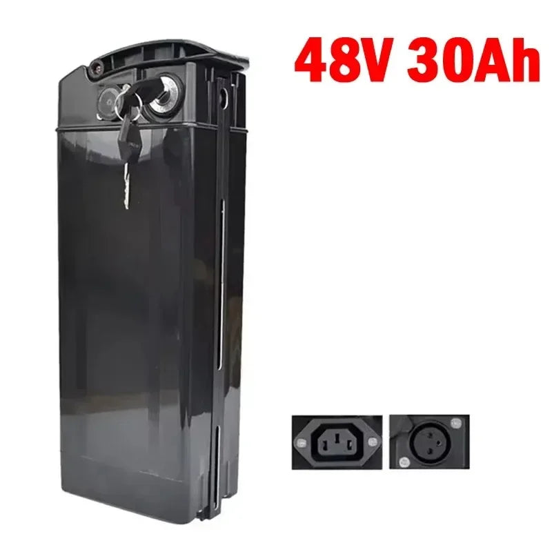 Nueva batería Silverfish de 48 V 52 V para bicicleta eléctrica 30 Ah 20 Ah 17 Ah baterías de alta capacidad celdas 18650 potencia 500-2000 W