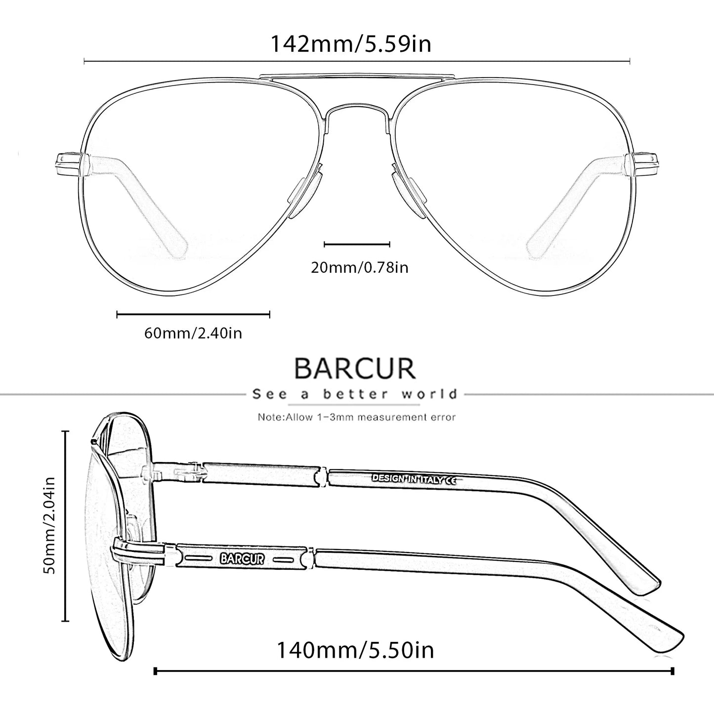 Lunettes de soleil pilotes polarisées — conduite, pêche, randonnée, accessoires homme