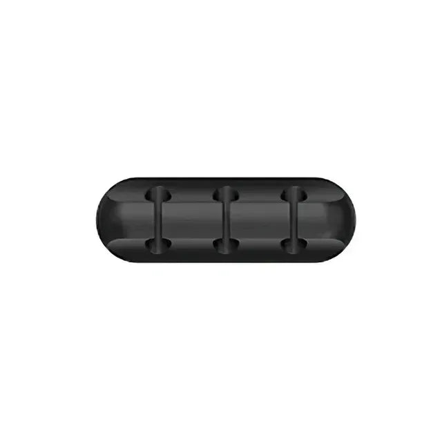 Silicone Cable Wire Organizer, USB Cable Winder, Self-Adhesive Management Clips for Mouse, Keyboard, Headset for iPhone Huawei