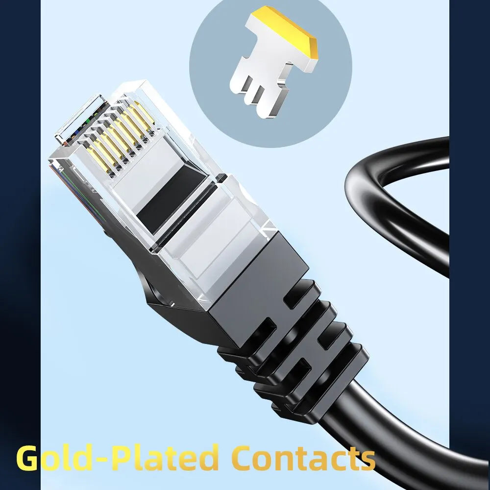 Cat 6 Ethernet Lan UTP Twisted Pair Cable, Network Wire Mapper, Router, RJ 45 Gigabit