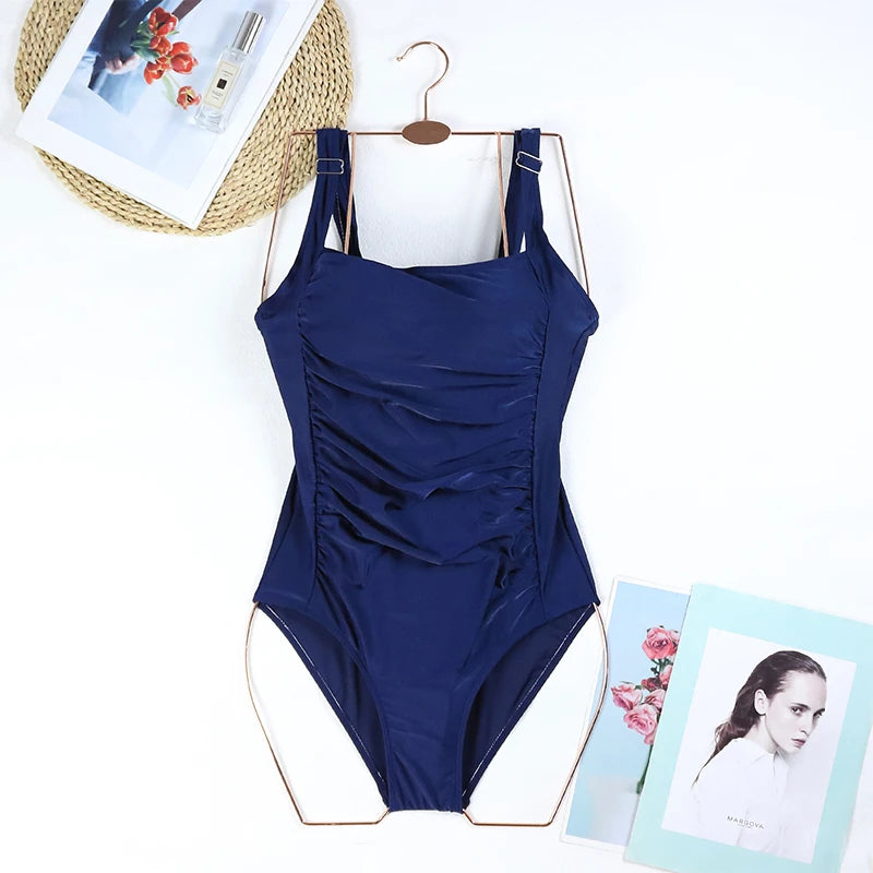 Maillot de bain une pièce Sexy pour femmes, Push Up, grande taille, contrôle du ventre, Monokini, vêtements de plage, Vintage, 2024
