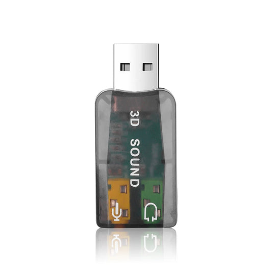 Carte Son USB Externe 5.1 Canaux — Interface Audio Indépendante PC & Laptop