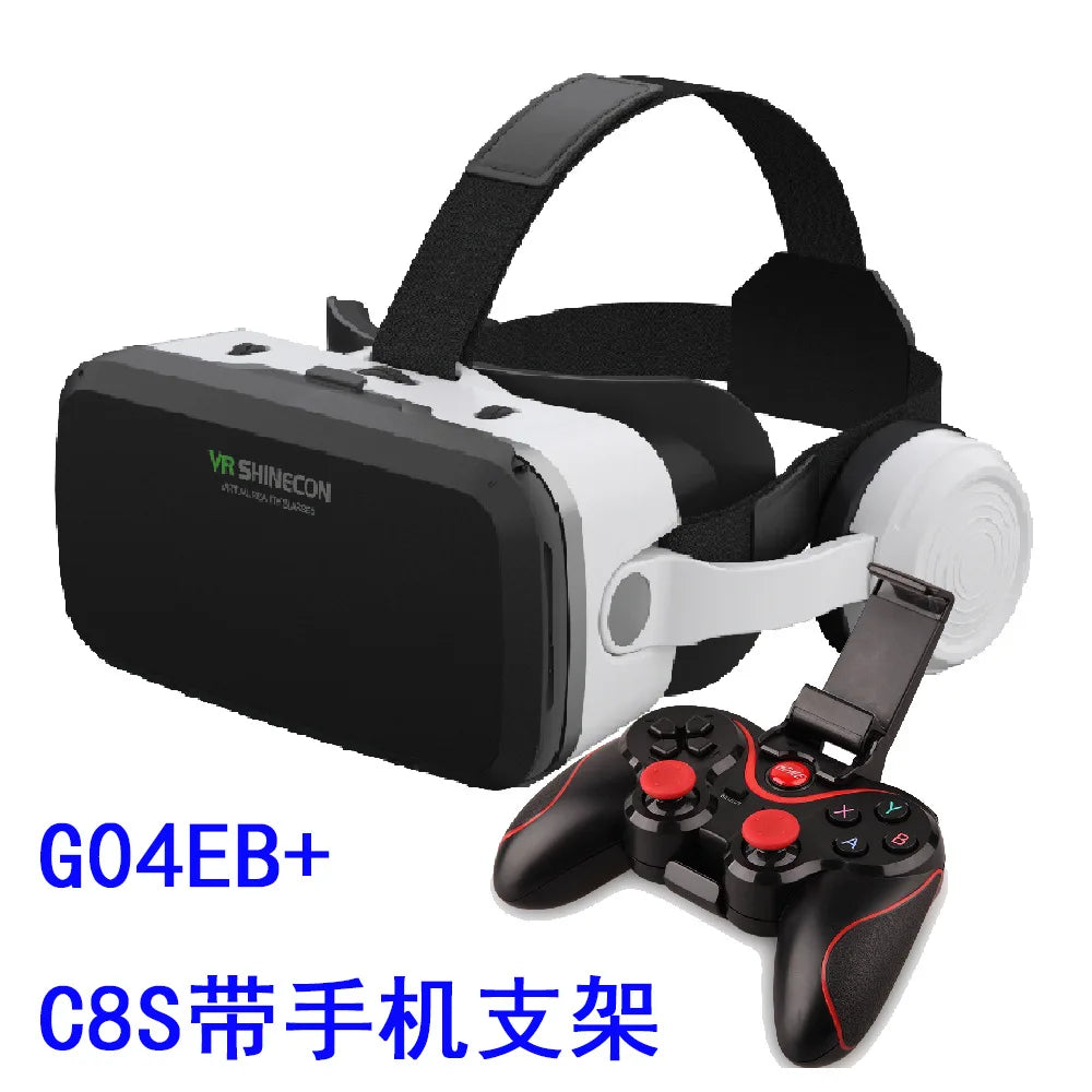 Casque VR 3D réalité virtuelle pour smartphone — lentilles, jeu vidéo (v13)