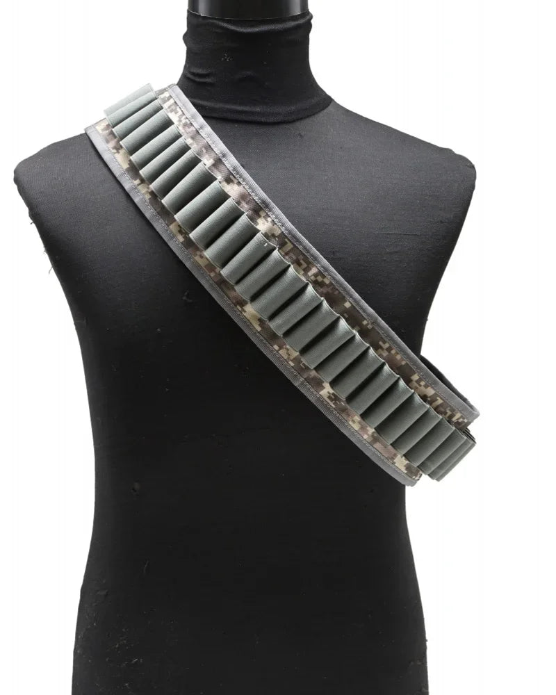 30 coquille ronde support ceinture formation accessoires de chasse Sports de plein air calibre 12 12GA munitions Bandolier cartouche ceintures de taille