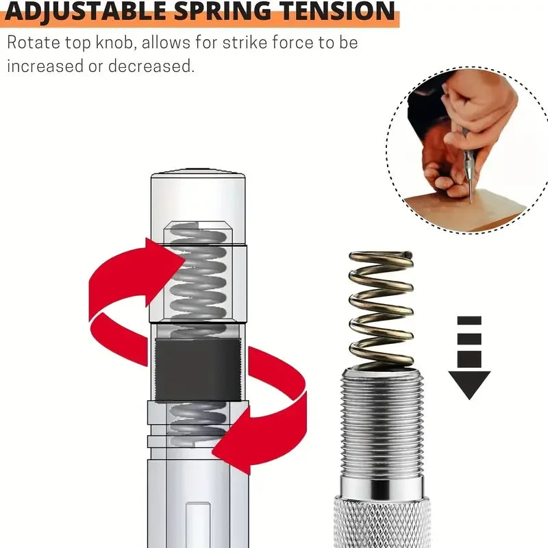 Perforateur Central Automatique Marqueur Trous — Bois Métal Acier Ressort Localisateur Perceuse