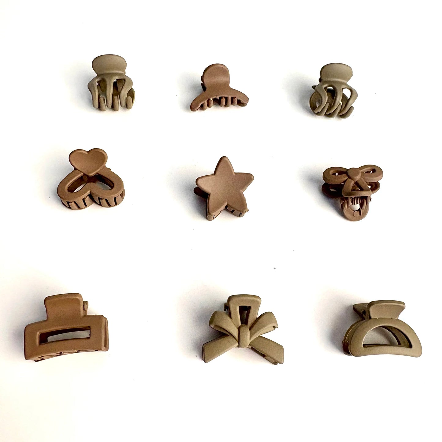 Lot de 5/10/20/30 pinces de petite taille beige assorties, accessoires mignons pour filles - Parfait pour un usage quotidien, des occasions spéciales ou des cadeaux de voyage