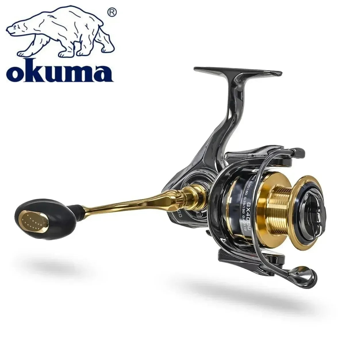 Moulinet de Pêche Okuma — Roue Haute Performance