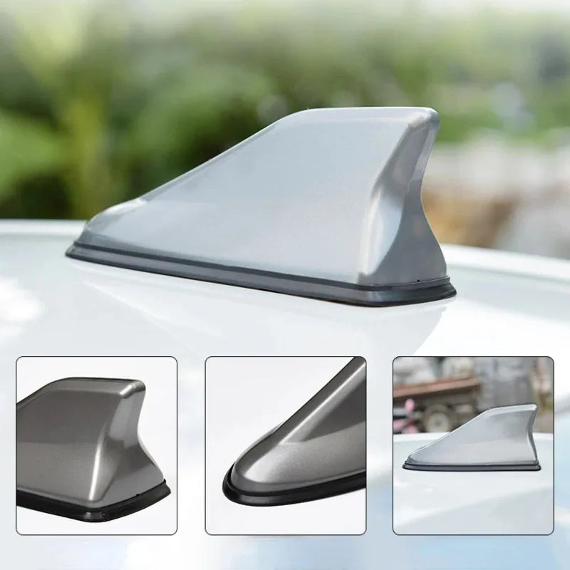 Antenne universelle en forme d'aileron de requin pour voiture, amplificateur de Signal Radio automatique monté sur le toit pour tous les modèles de véhicules, style de voiture