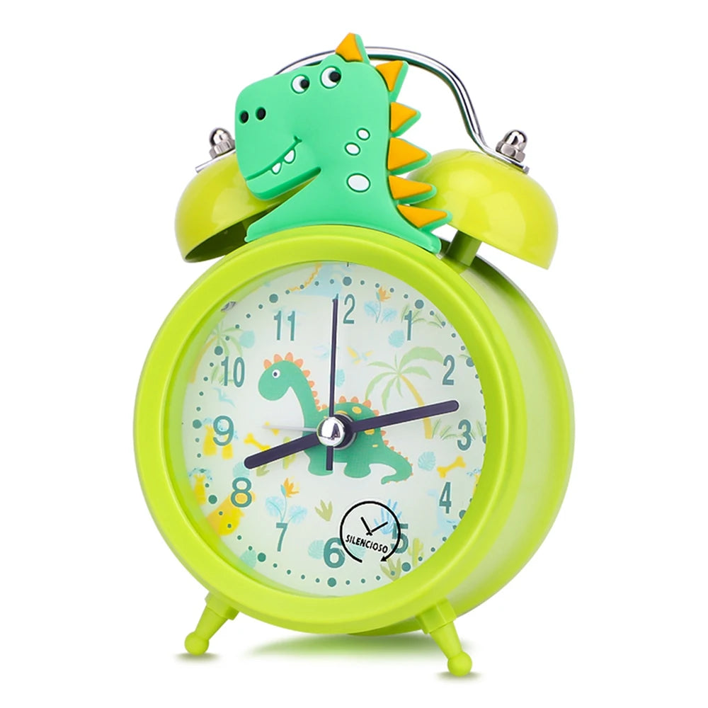 Unicornio para despertador infantil, despertador luminoso, reloj de doble campana con retroiluminación, despertador, bonito reloj de escritorio, decoración del hogar, despertador, radio despertador, regalos para niños