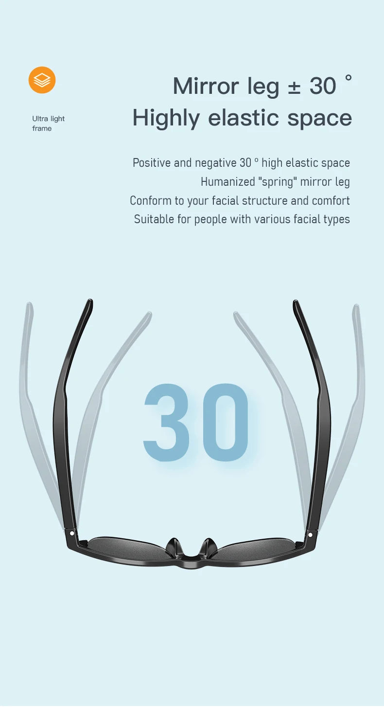 Lunettes de soleil intelligentes Bluetooth V5.3, casque d'appel pour Sports de plein air, technologie HIFI noire, Anti-touch UV pour hommes et femmes