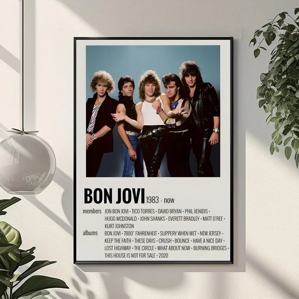 B-Bon J-JoviS regalos de vacaciones decoración diseñada para el hogar Restaurante oficina espacio arte de pared