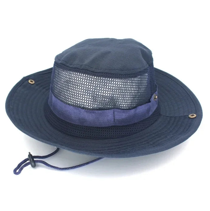 Sombrero para el sol para hombres y mujeres, gorra de camuflaje, para deportes al aire libre, tipo cubo, pesca, senderismo, caza, 60CM