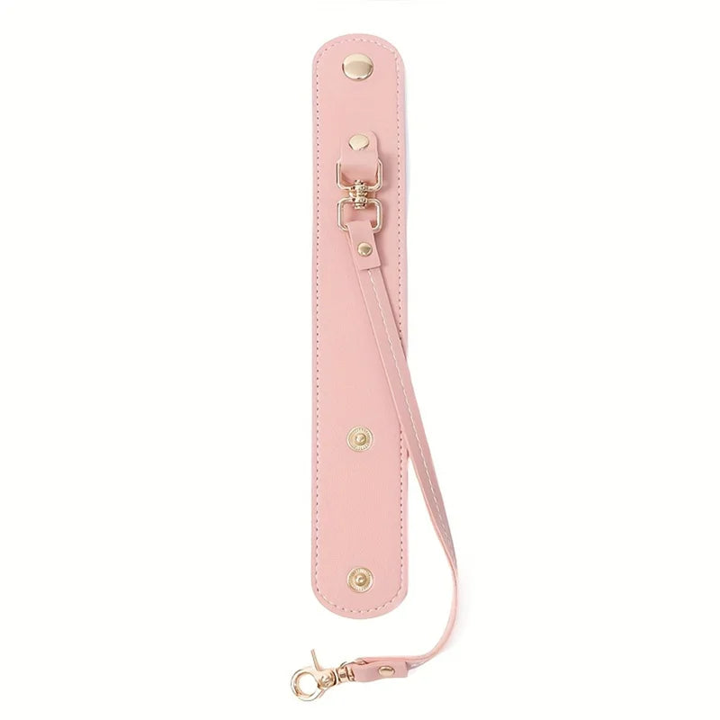 Sangle Porte-Gant Cuir Vintage — Fermoir Sac à Main Chapeau Camping Femme