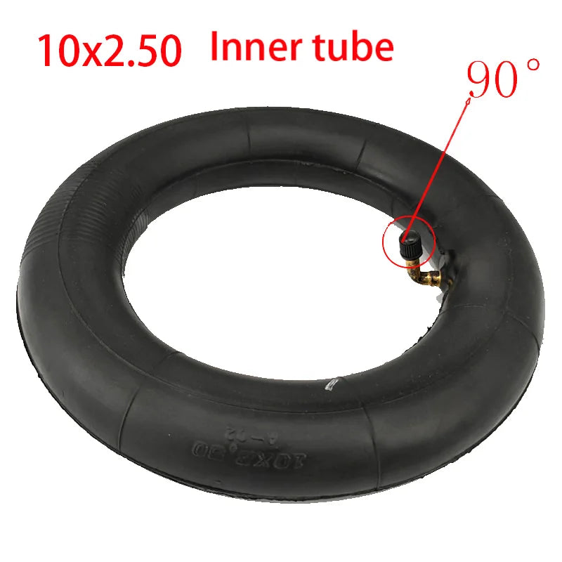 Cámara de aire para patinete eléctrico, rueda inflable, 10 pulgadas, 10x2.5, 10x2.50