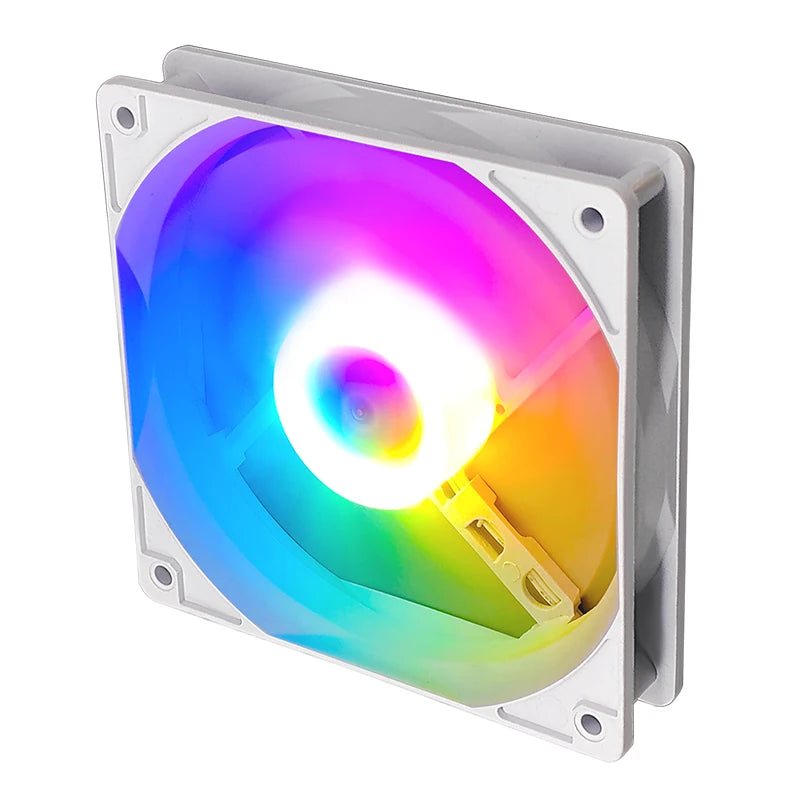 Manmu Fetival Pormotion 120mm ventilateur d'ordinateur arc-en-ciel RGB/ventilateur de PC de jeu à haute performance de refroidissement