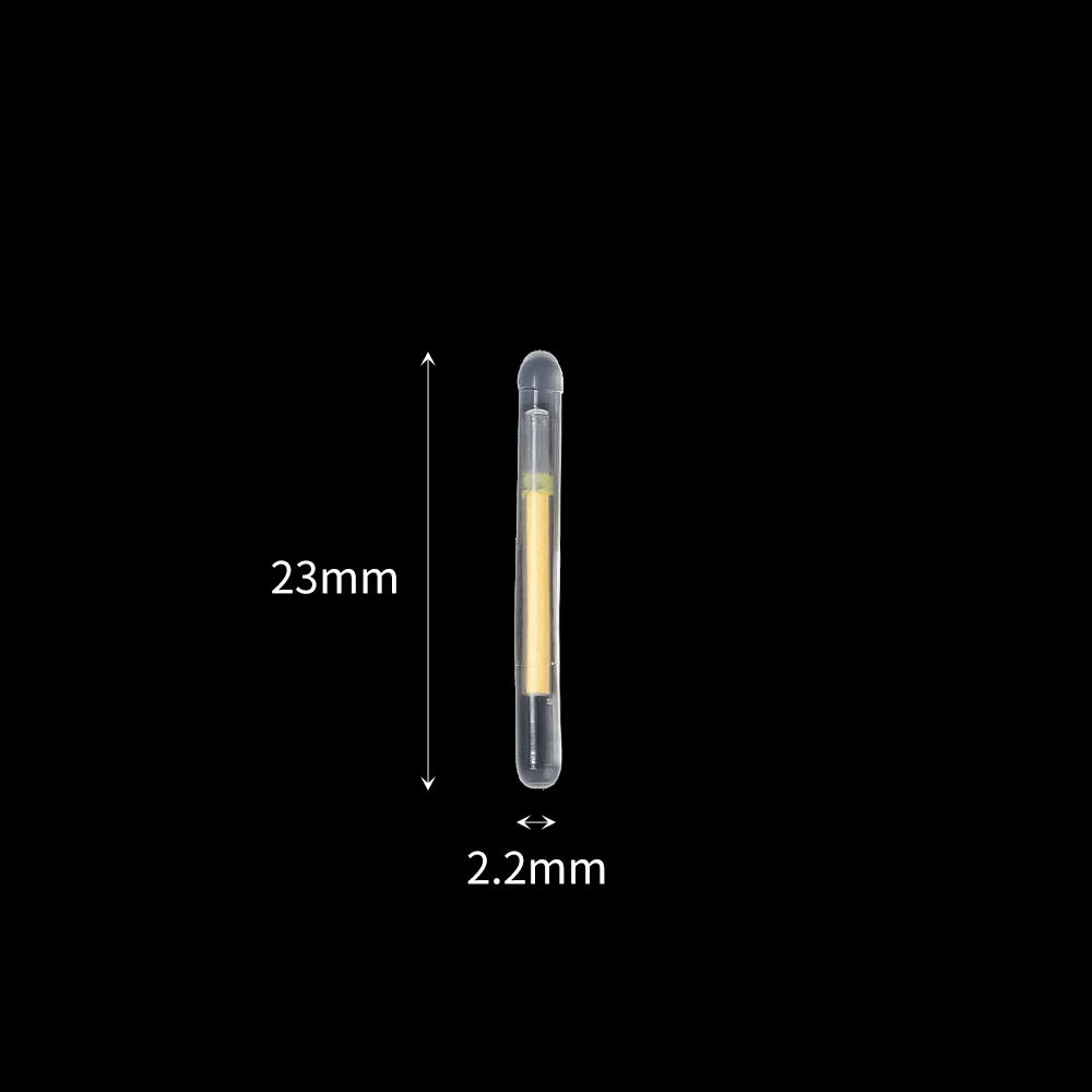 Flotteur de pêche structurels ent dans la nuit, lot de 10, 20 ou 50 pièces de 2.2 à 4.5mm