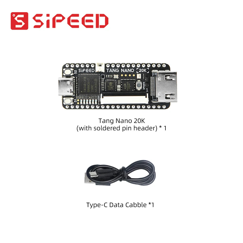 Carte de développement FPGA Sipeed Tang Nano 20K, lecteur de jeu rétro RISCV Linux