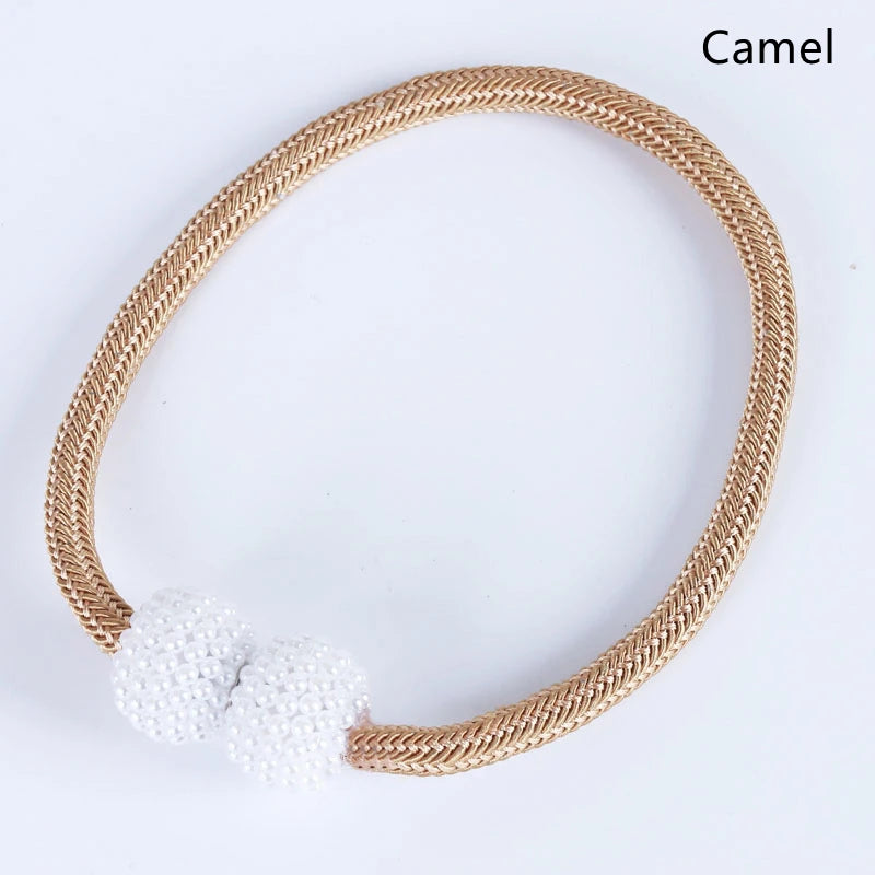 2/4 piezas, perlas magnéticas, clips para cortinas, alzapaños, hebillas, ganchos para colgar, bolas de hebilla, accesorios decorativos para cortinas.