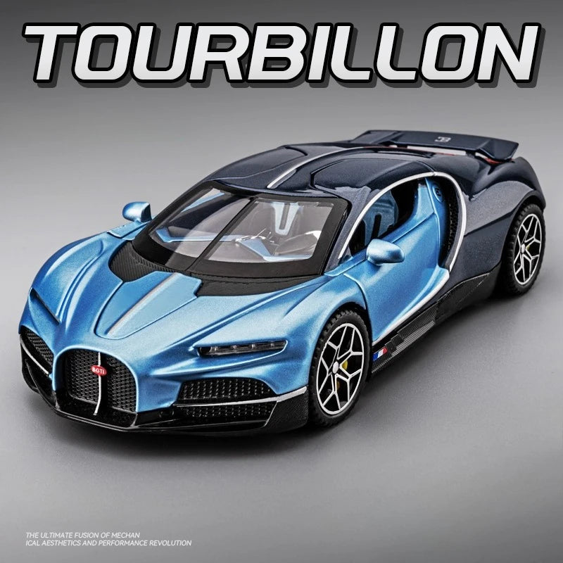 Modèle de supercar 1/32 en alliage métal moulé sous pression — miniature, cadeau d'anniversaire garçon